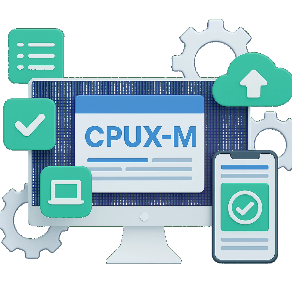 CPUX-M Logo – Certified Professional for Usability and User Experience, Management Level (UXQB)